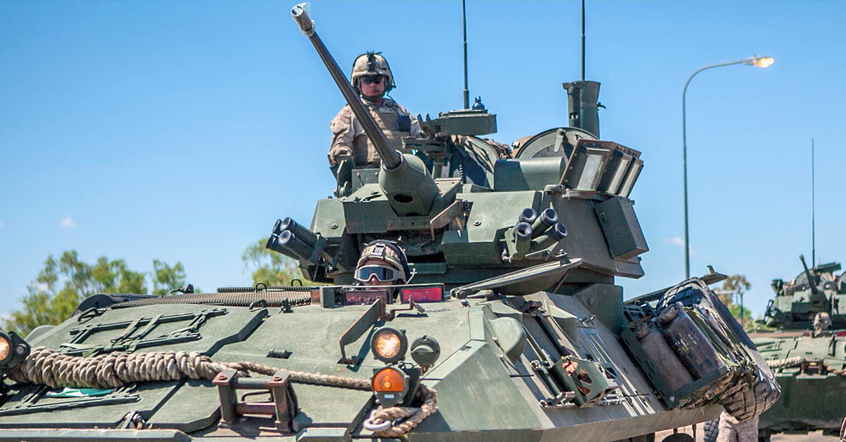 This is the fighting vehicle Aussies use to ride into combat