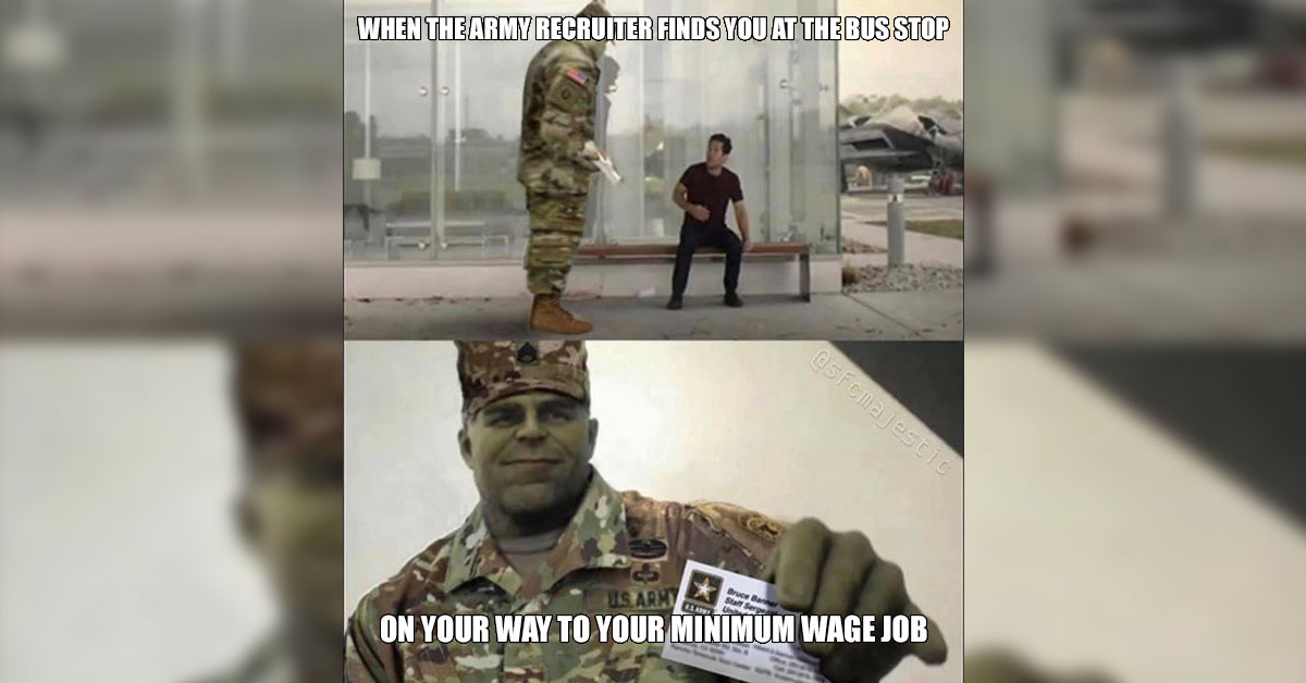The nice old man in the popular military meme is actually operator AF