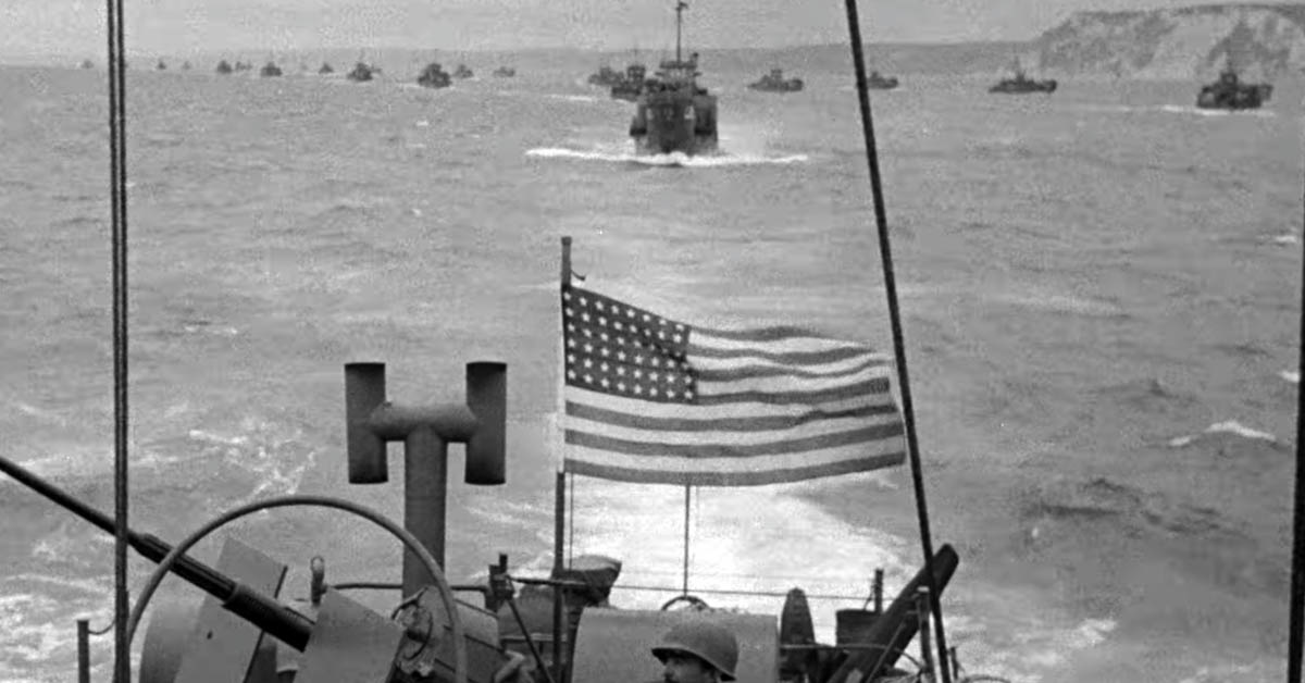 What did it sound like to land at Iwo Jima?