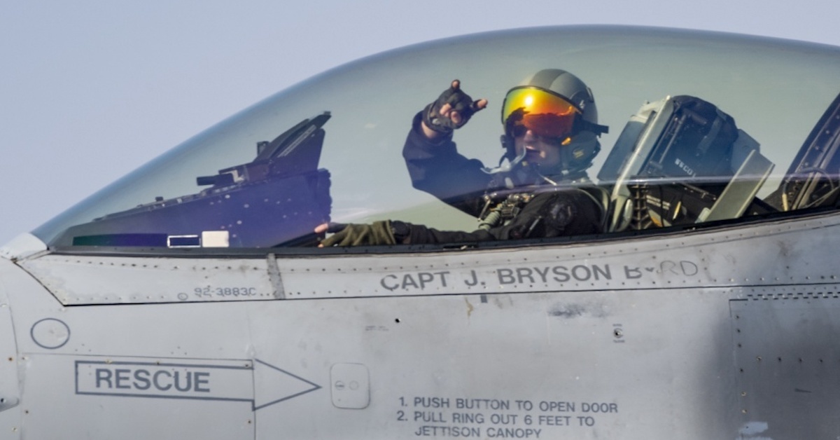 That time an F-16 pilot saved ground troops with a sonic boom