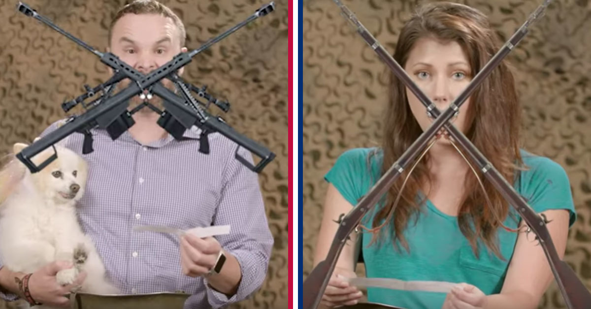 Check out this crazy double-barreled bolt action rifle