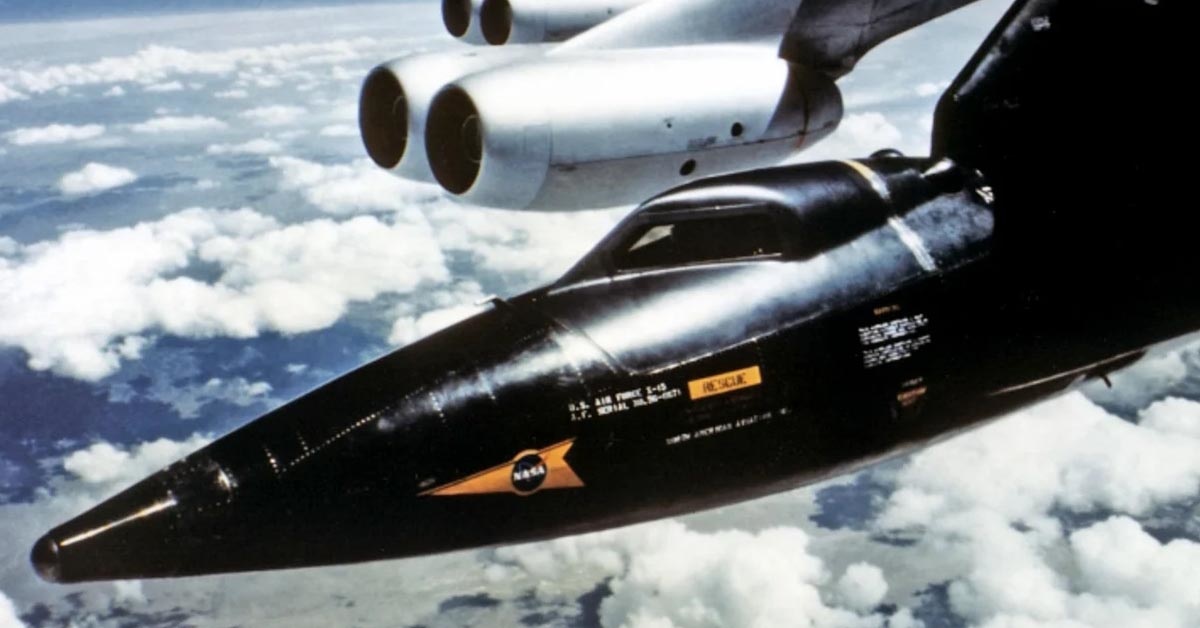 The X-15 was an experimental Air Force rocket plane for the edge of space