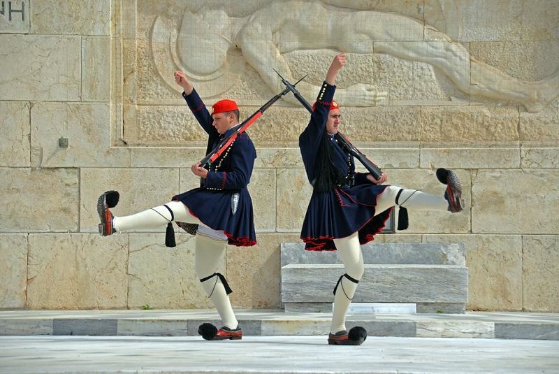 greek goofiest-looking military uniforms