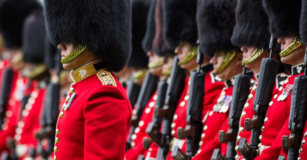 This is why the Queens Guard wear those giant black hats