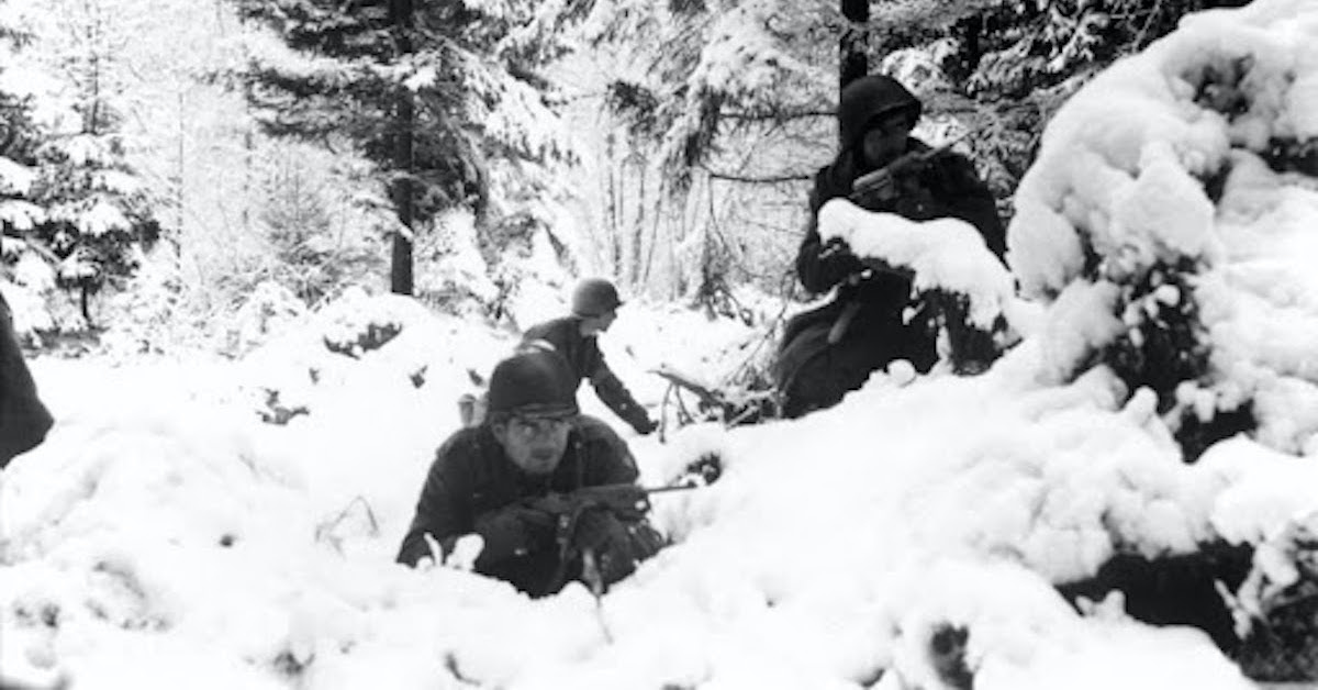 Rarely seen footage from the Battle of the Bulge