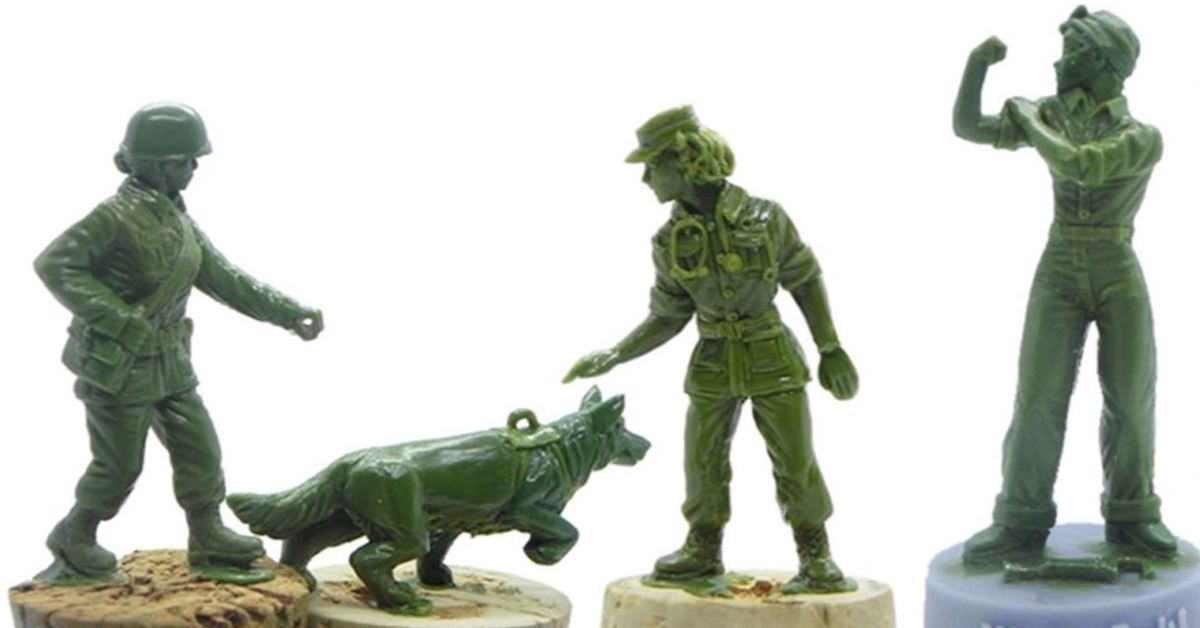 This is the distinguished service of Little Green Army Men toys