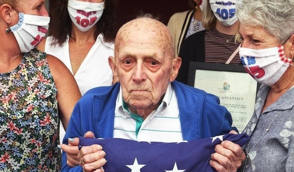 This 105-year-old WWII vet became an honorary Space Force member